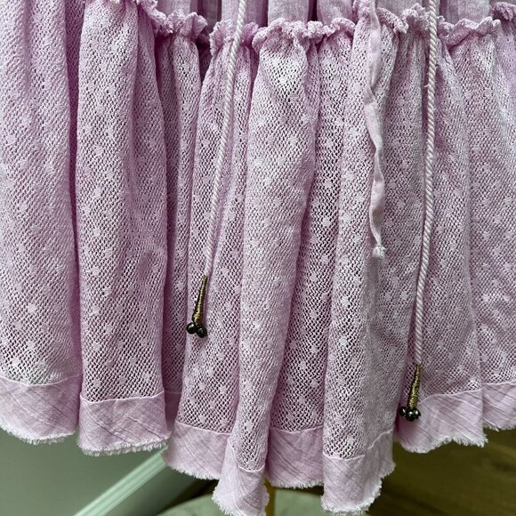 NEW Free People Lilac Babydoll 100 Degree Dress Sz M - Picture 14 of 16